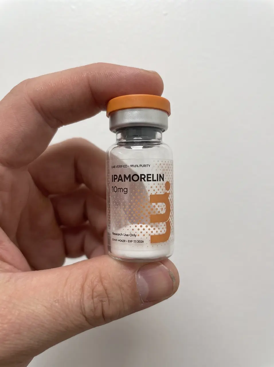 Photo shared by Frida C. with their Ipamorelin order.