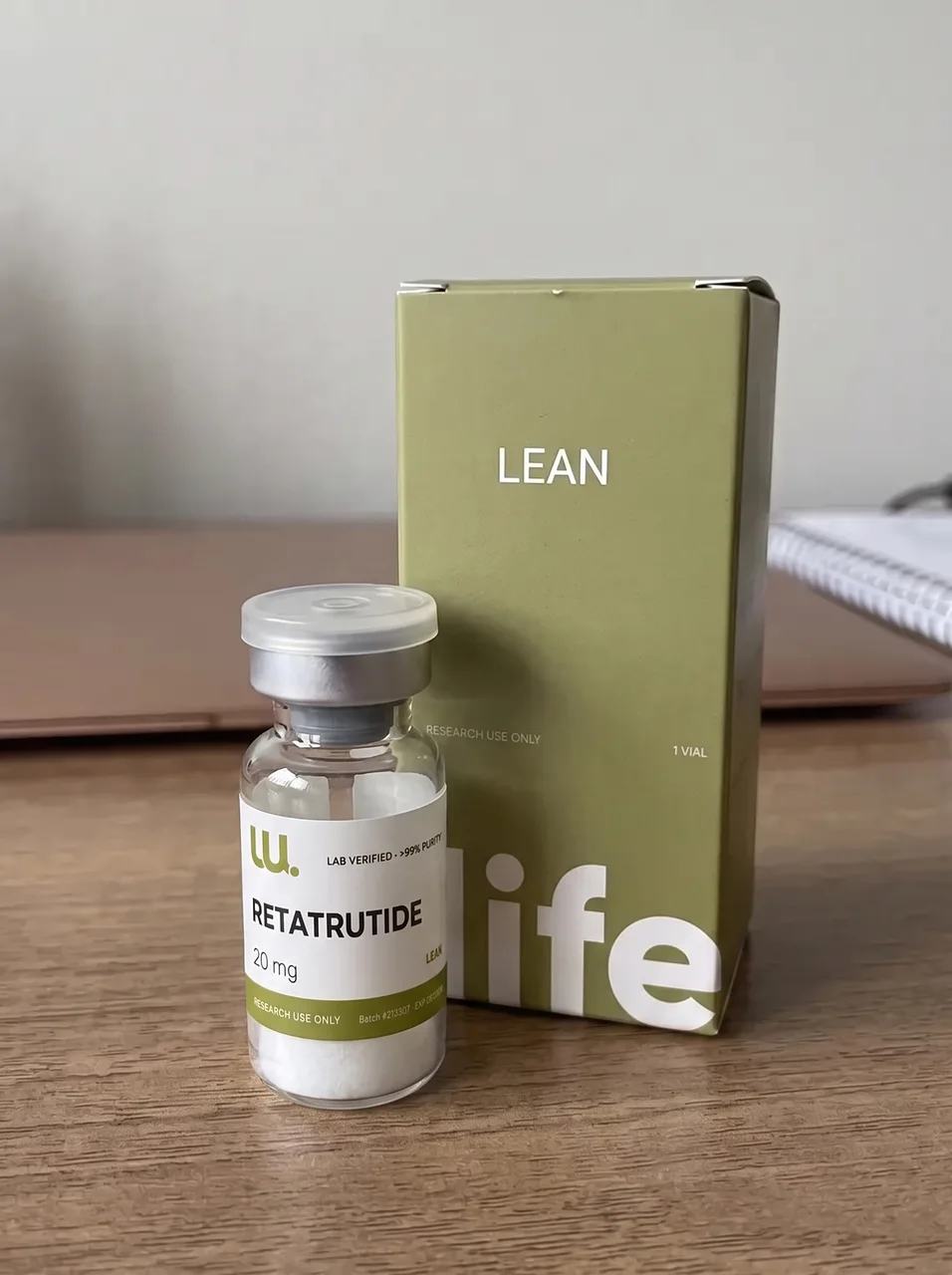 Photo shared by Dora A. with their Retatrutide order.