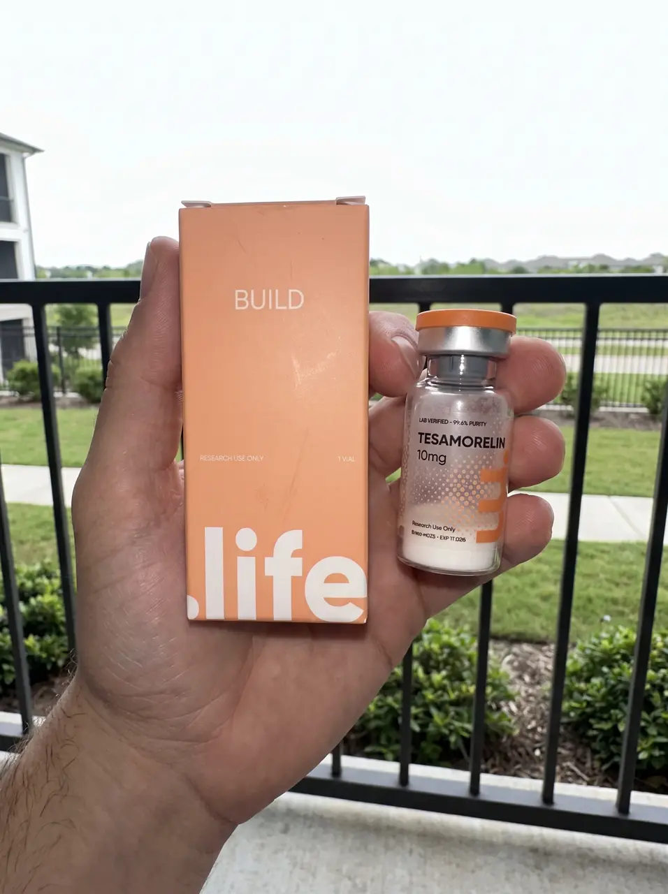 Photo shared by Jonas F. with their Tesamorelin order.