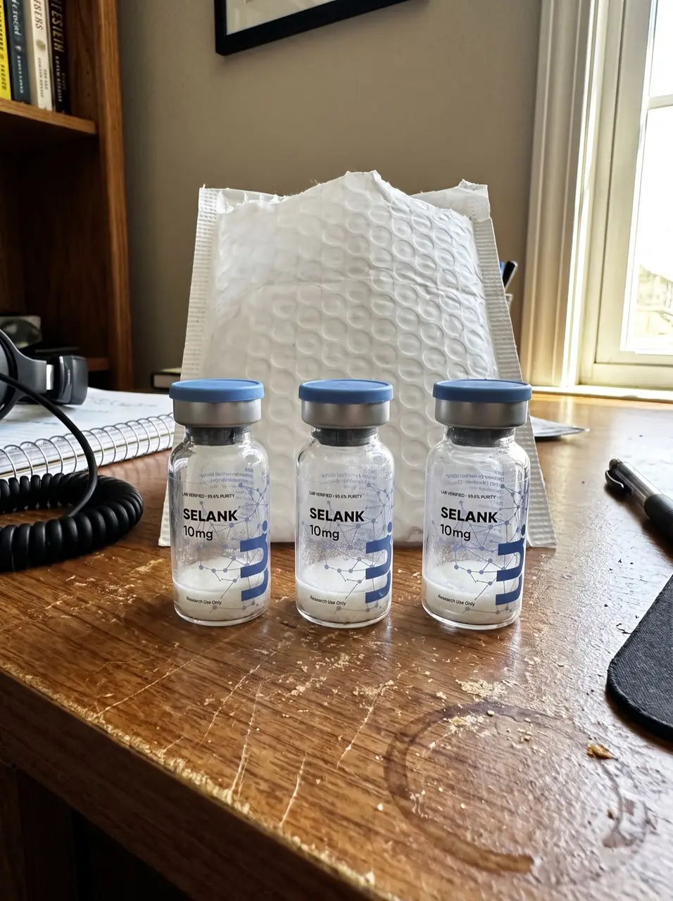 Photo shared by Luca M. with their Selank order.