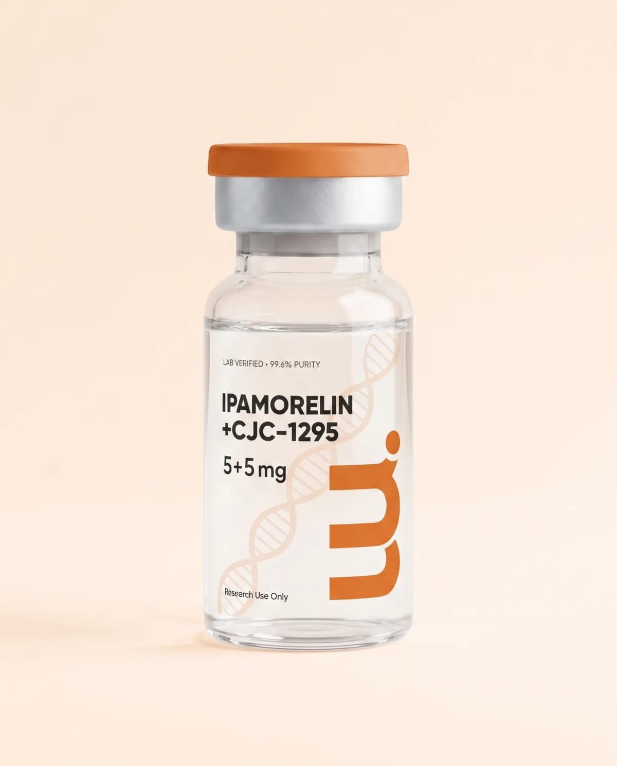 5mg CJC-1295 (w/o DAC) + 5mg Ipamorelin vial