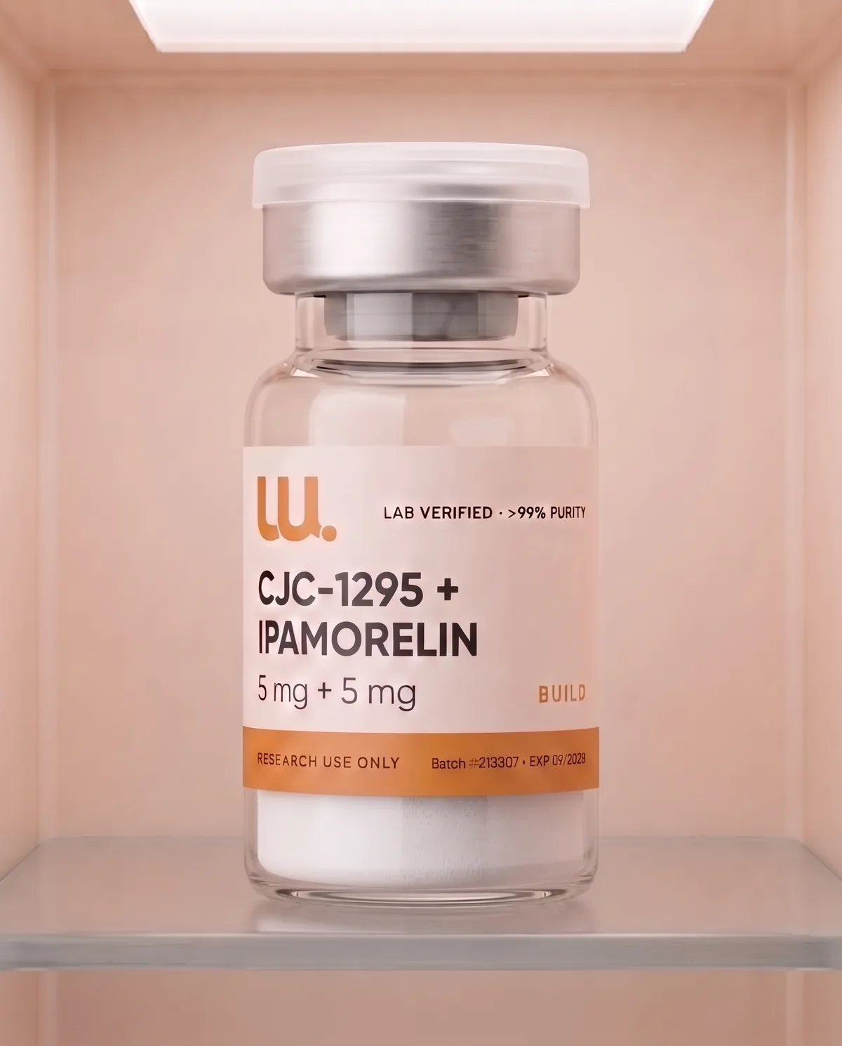 5mg CJC-1295 (w/o DAC) + 5mg Ipamorelin