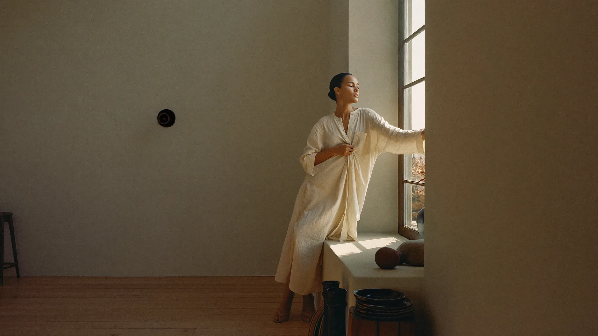 First light in a calm home, a quiet start to the day